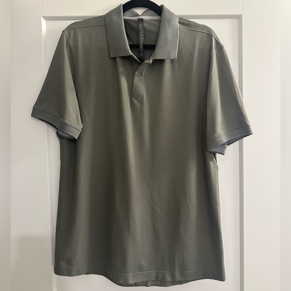lululemon Men's Olive Polo Shirt